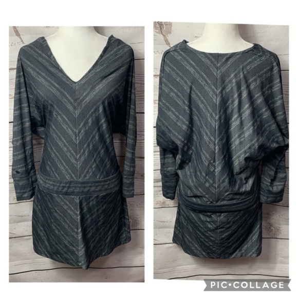 Athleta Chevron Dolman Sparklelust Dress - Picture 1 of 8